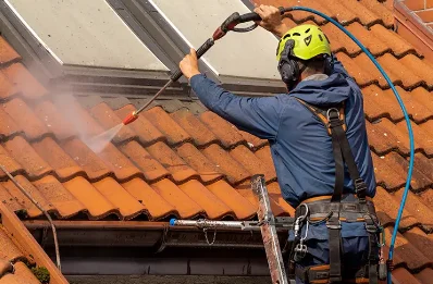 Démoussage et hydrofuge de toiture à Saint-Lamain